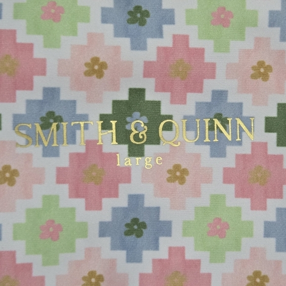 Smith & Quinn Women's Pink Multi Tile Geo Preppy Golf Leggings Size Large - Picture 5 of 7